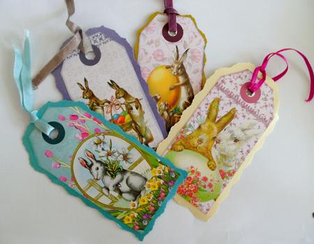 Bunny Tags by Edna Pattison