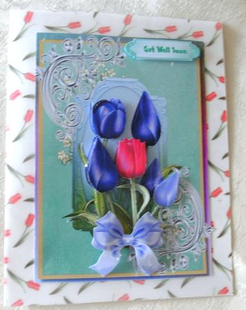 Inspirational Liliac Tulips by Edna Pattison