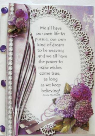Keep Believing Topper 2 by Edna Pattison