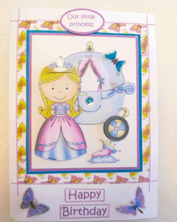 Little Princess Decoupage by Edna Pattison