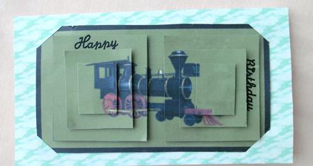 Side Pyramid Stacker of a Train by Edna Pattison
