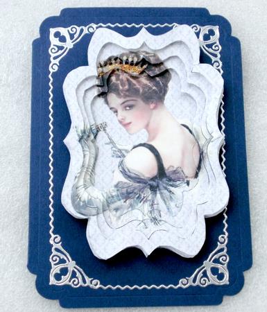Opera Glases Lady Fancy Bracket Tunnel Sheet by Edna Pattison