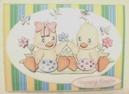 Easter Chick Friends by Edna Pattison