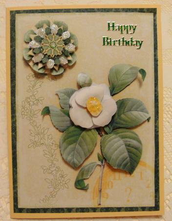 Vintage Floral 73 Camellia by Edna Pattison