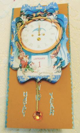 Happy New Year Fancy Bracket Tunnel Sheet by Edna Pattison