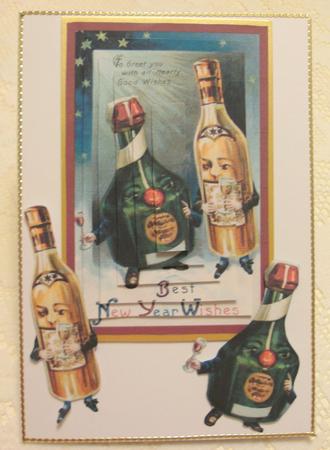 Cheers - New Year Pyramid Sheet by Edna Pattison