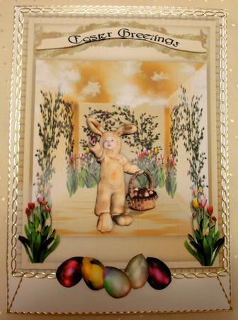 Caramel Easter Card by Edna Pattison