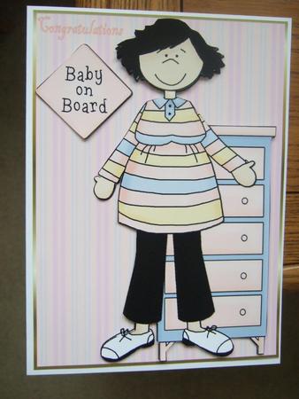 Baby on Board Pink by Eileen Hyde