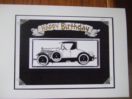 Framed Vintage Car by Eileen Hyde