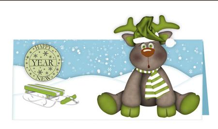 Christmas Deer by Eileen Deliot