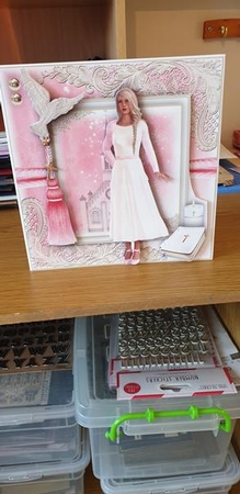 Communion Older Teen blonde Card Front Kit by eithne hynes