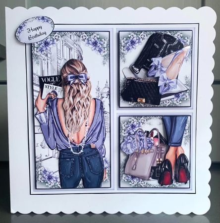 Miss Vogue Collage 04 Mini Page Kit by Elaine  Harmer