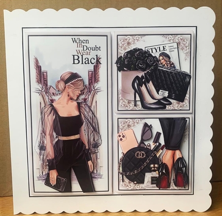 When In Doubt Wear Black 05 Mini Page Kit by Elaine  Harmer