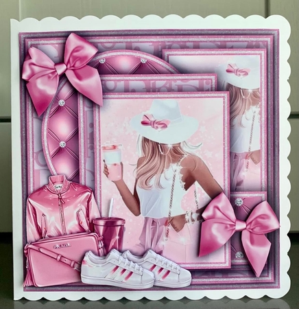 Birthday Sparkle 2 Mini Kit #5  NO DECOUPAGE**  by Elaine  Harmer