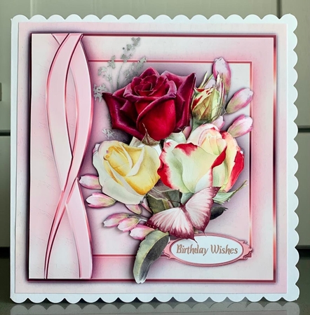 8x8 Mini Kit, Sunkissed Roses by Elaine  Harmer