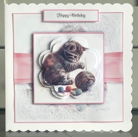 Kitten with Wool Bumper Set No.3 by Elaine Harmer