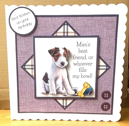 Mans Best Friend - Terrier by Elaine  Harmer