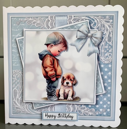Just a boy and his Dog KIT-One  by Elaine  Harmer