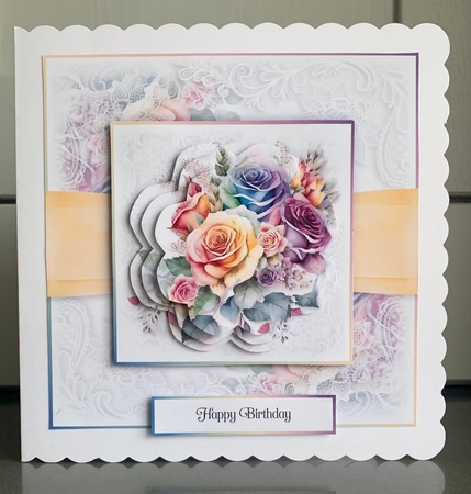 Rainbow Bouquet No.5 by Elaine  Harmer