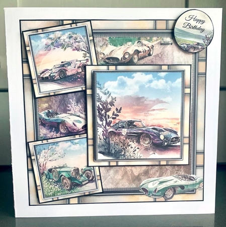 The Racing Cars Mini Page Kit by Elaine  Harmer