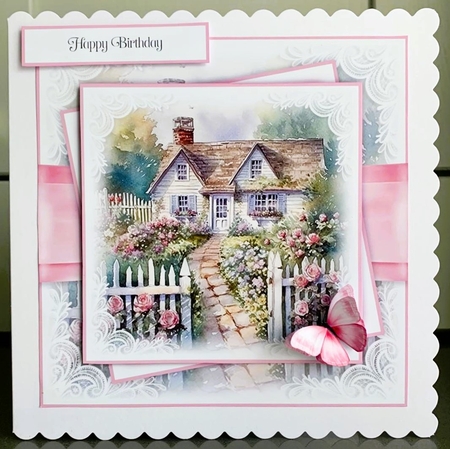 Pretty Cottage Bumper Set by Elaine Harmer