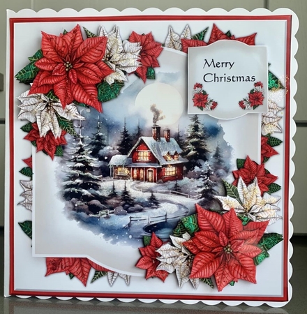 Christmas House  Mini Kit by Elaine  Harmer