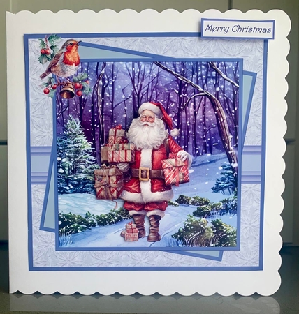 Santas special delivery 7x7 by Elaine  Harmer