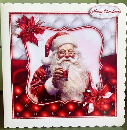 Cheers To Santa 8X8 Kit  by Elaine  Harmer