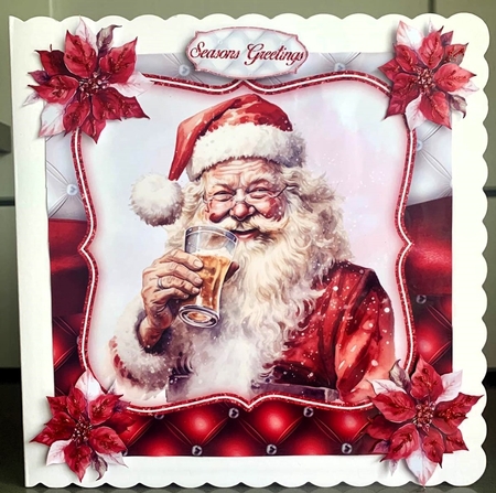 Cheers To Santa 8X8 Kit  by Elaine  Harmer