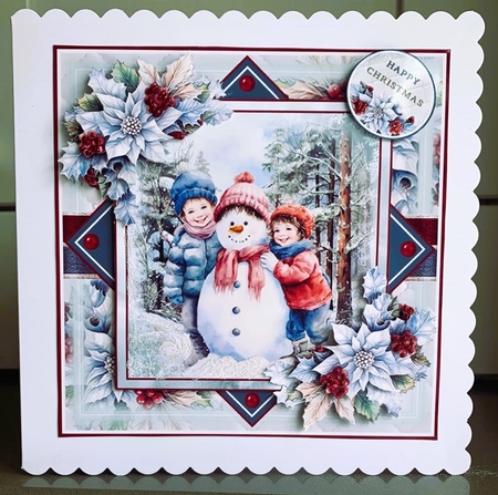 Building A Snowman Mini Page Kit by Elaine  Harmer