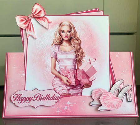 Barbie With Present Over The Edge Mini Kit   by Elaine  Harmer