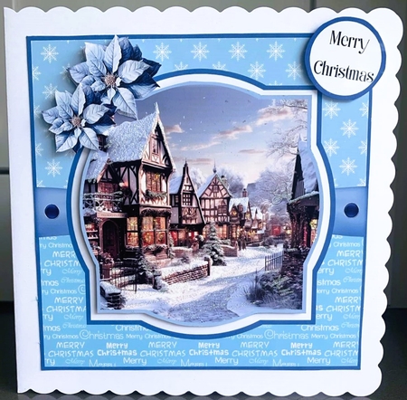 Christmas Winter Village by Elaine  Harmer