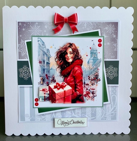 Christmas In The City Toppers Set by Elaine  Harmer