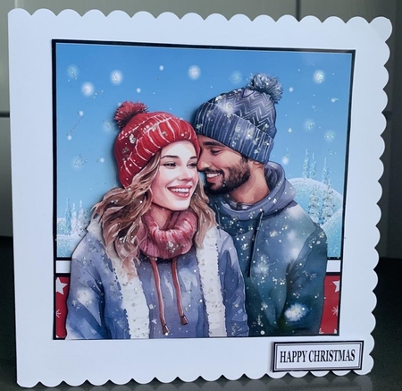 CHRISTMAS COUPLE by Elaine  Harmer