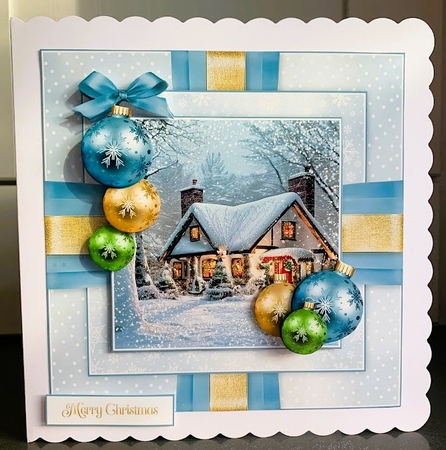 Christmas Cabin by Elaine Harmer