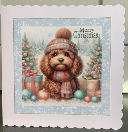 Snow Time Cockerpoo 2 by Elaine Harmer