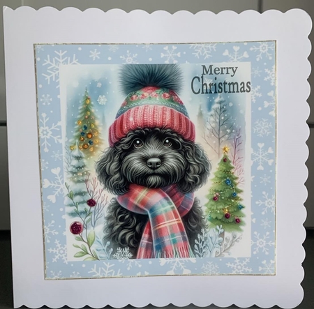 Snow Time Cockerpoo 3 by Elaine Harmer