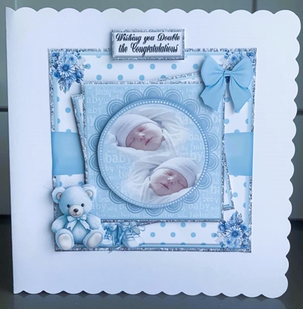  Baby Boy Twins by Elaine  Harmer