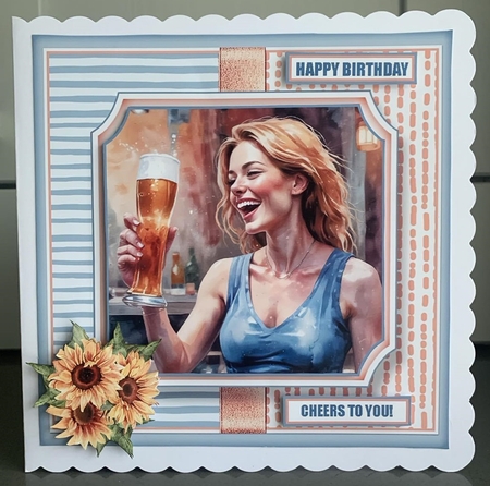 Cheers to you Female  by Elaine  Harmer