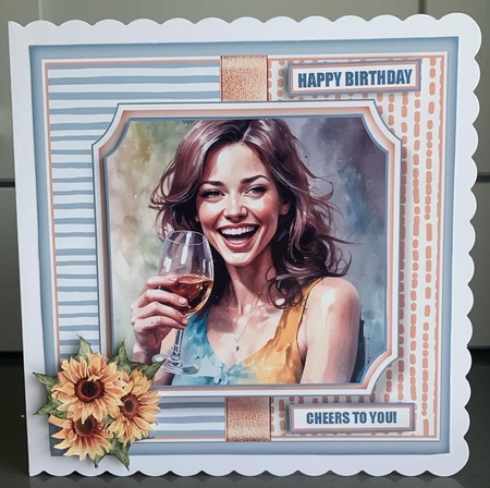 Cheers to you Female  by Elaine  Harmer