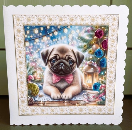 Merry Christmas Pups 6 by Elaine  Harmer