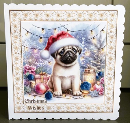 Merry Christmas Pups 7 by Elaine  Harmer