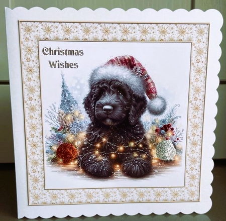 Merry Christmas Pups 9 by Elaine  Harmer