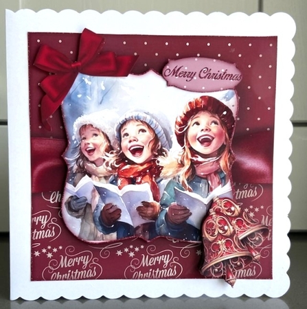 Christmas Choir Mini Kit 7X7 by Elaine Harmer