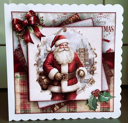 Merry Christmas Mini Kit 7X7 by Elaine  Harmer