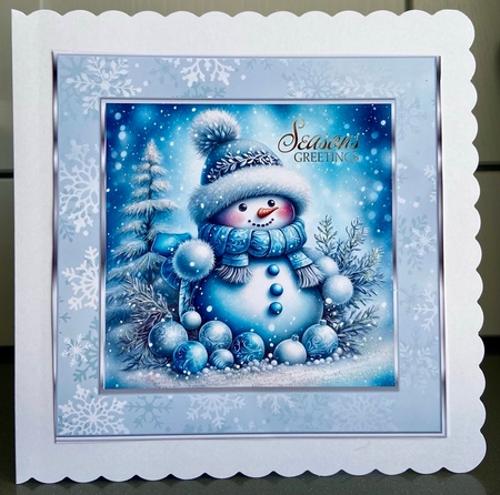Christmas Snowman by Elaine Harmer