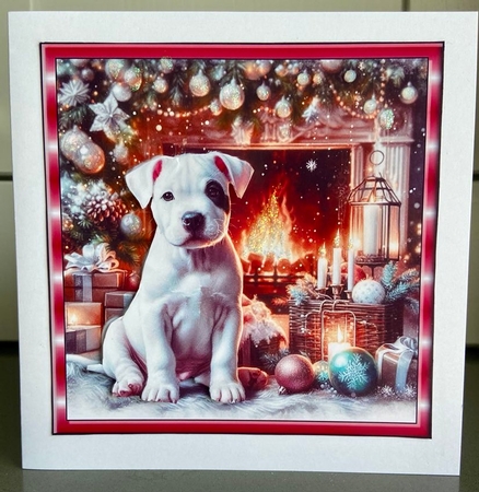Christmas Fireside Pups (7) 1 by Elaine  Harmer