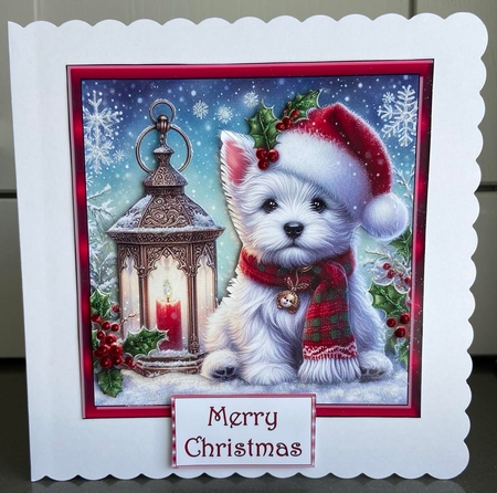 Christmas Lantern Pups (6) 1 by Elaine  Harmer