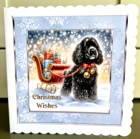 Jingle Bell Sleigh Dogs 2 by Elaine  Harmer