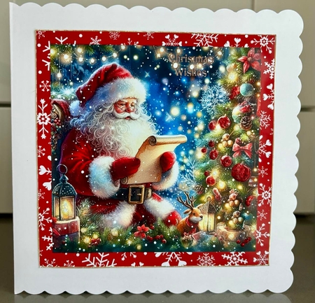 He`s Reading His List by Elaine Harmer